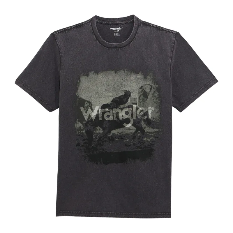 WRANGLER WOMENS GRAPHIC TEE - PHANTOM made by Wrangler