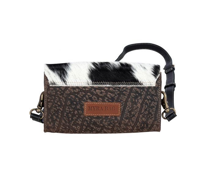 MYRA BLAZING BULL TRAIL LEATHER & HAIRON BAG sold by Bridle Path Tack Shop product image thumbnail 3