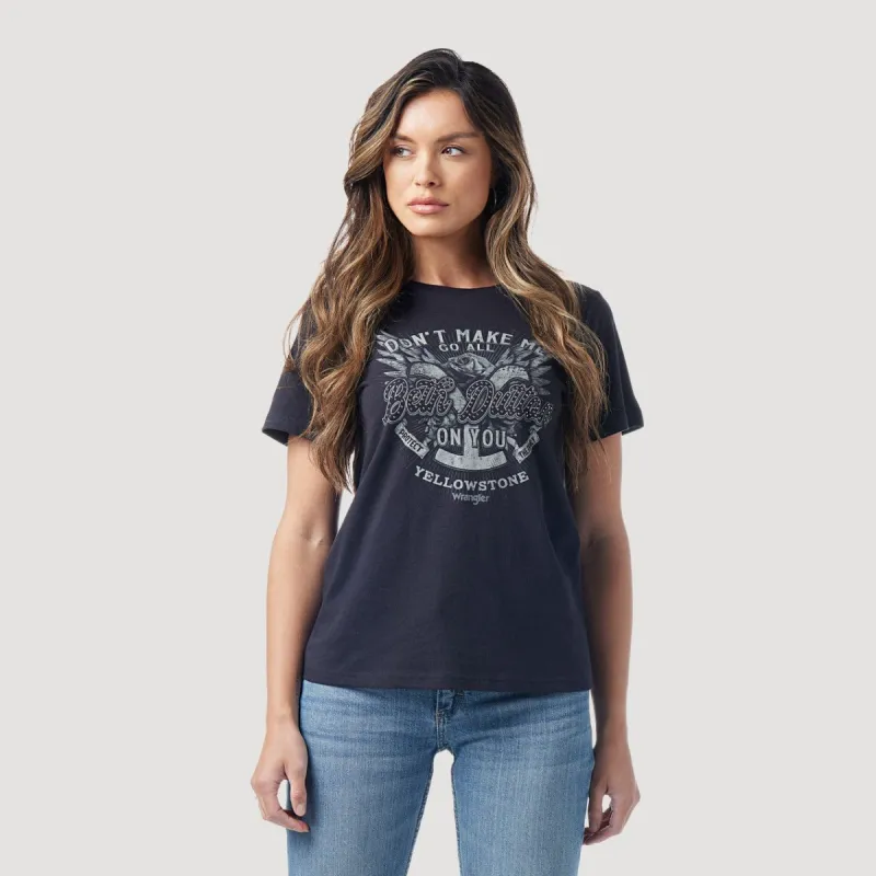 WRANGLER YELLOWSTONE WOMENS T-SHIRT made by Wrangler