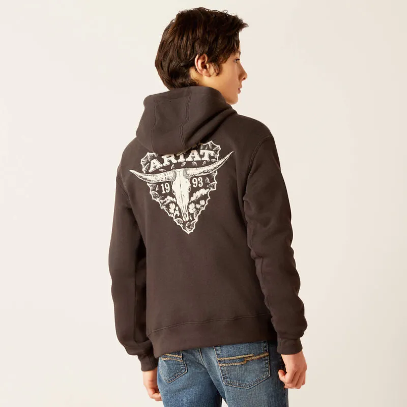 ARIAT BOYS ARROWHEAD 2.0 HOODIE - PHANTOM sold by Bridle Path Tack Shop