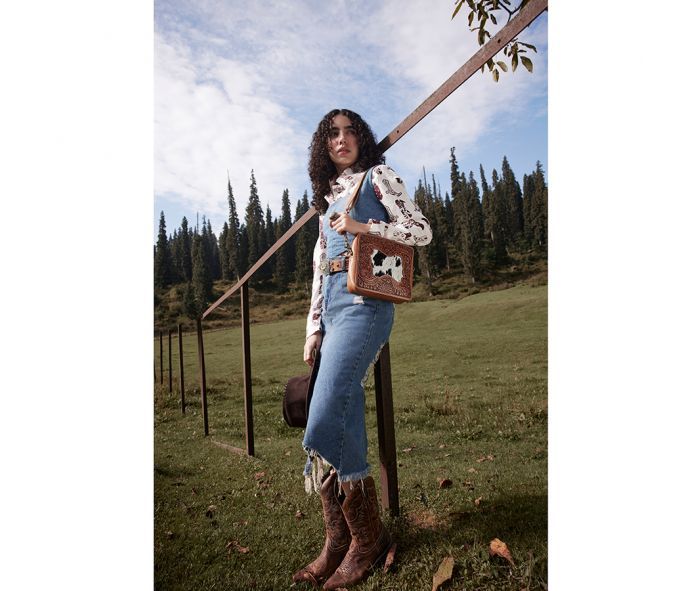 MYRA DAKOTA HIGHLANDS HAND TOOLED BAG sold by Bridle Path Tack Shop product image thumbnail 4