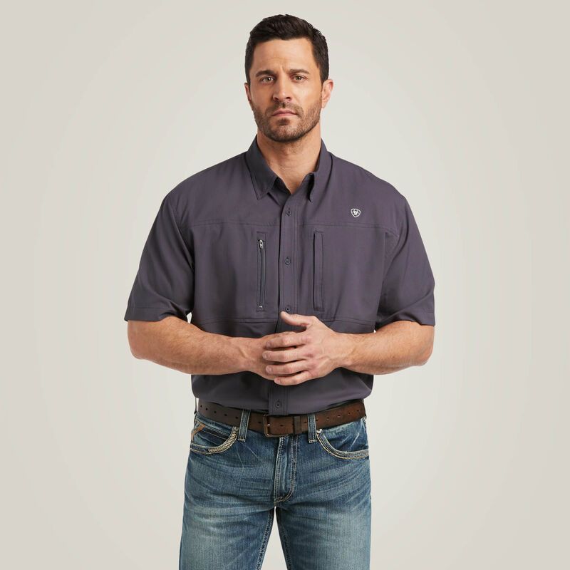 ARIAT MENS PRO SERIES VENTTEK SHORT SLEEVE SHIRT sold by Bridle Path Tack Shop product image thumbnail 3