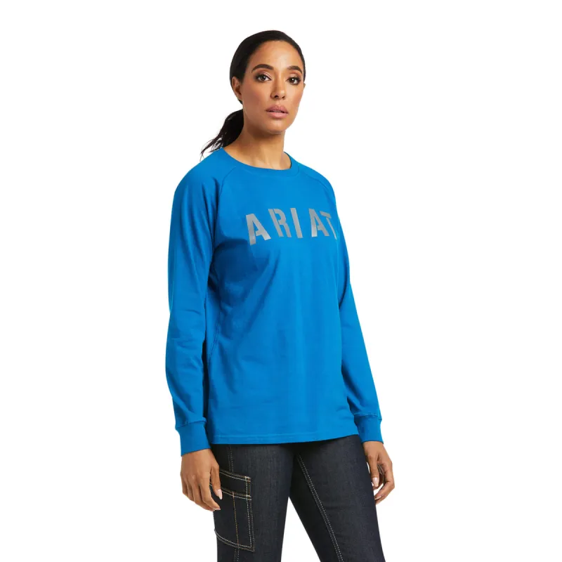 ARIAT REBAR COTTON STRONG BLOCK LONG SLEEVE TEE made by Ariat