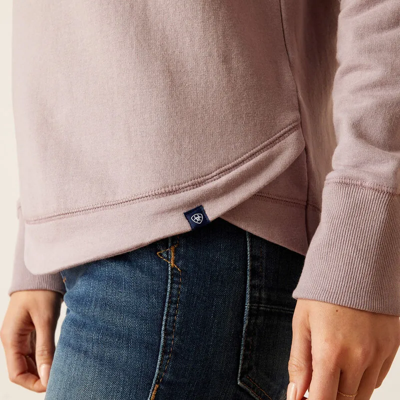 ARIAT WOMENS BENICIA SWEATSHIRT - QUAIL sold by Bridle Path Tack Shop product image thumbnail 2