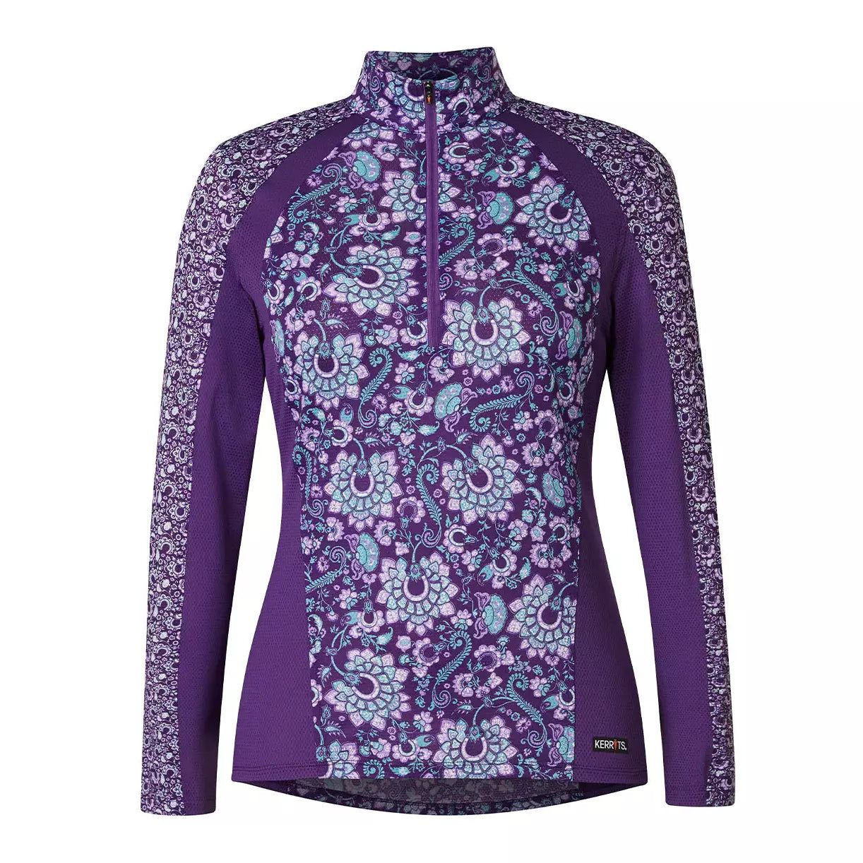 KERRITS ALWAYS COOL ICE FIL LONG SLEEVE SHIRT - IRIS sold by Bridle Path Tack Shop product image thumbnail 2