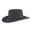 BARMAH FOLDAWAY BRONCO HAT - BLACK sold by Bridle Path Tack Shop