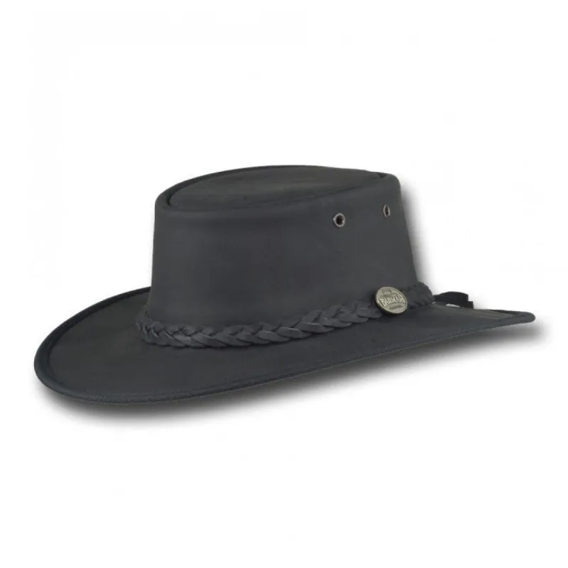 BARMAH FOLDAWAY BRONCO HAT - BLACK sold by Bridle Path Tack Shop