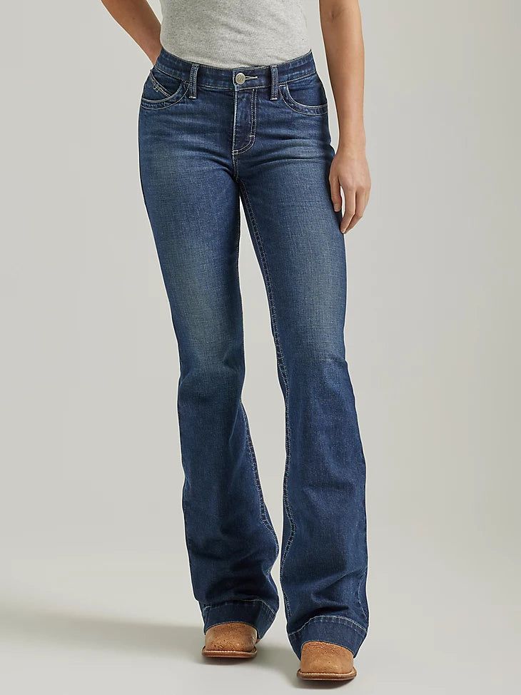 WRANGLER WOMENS WILLOW TROUSER JEAN - ELLERY sold by Bridle Path Tack Shop product image thumbnail 3