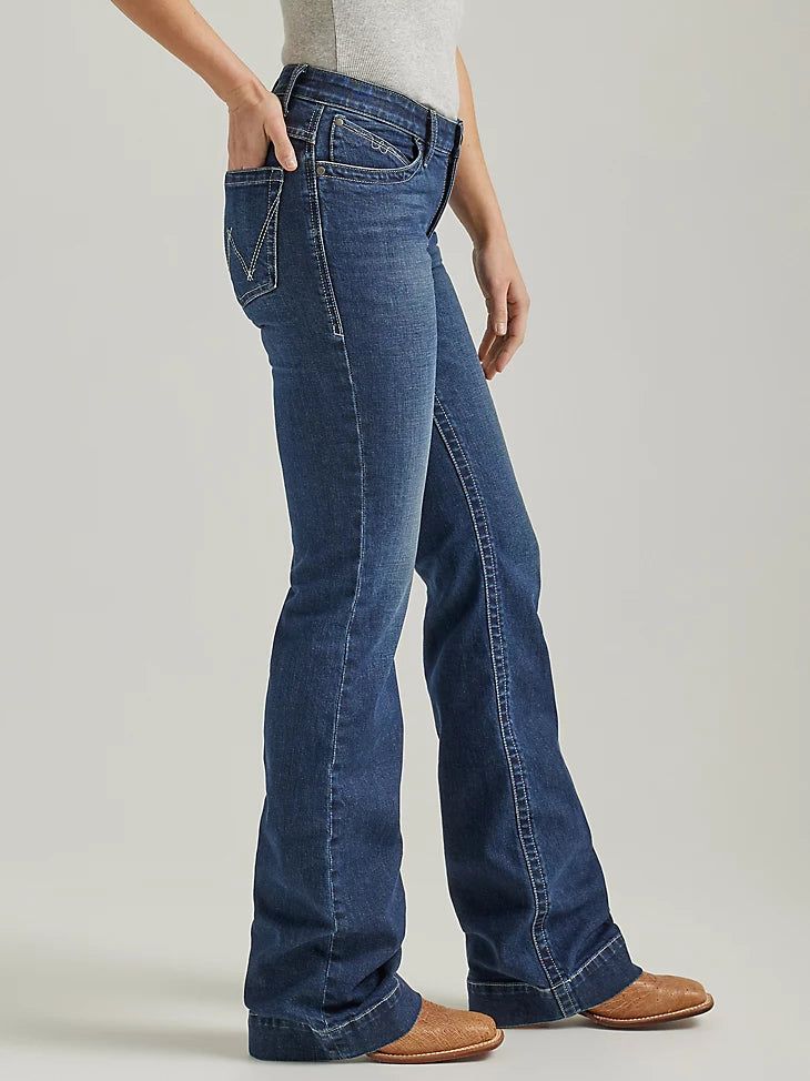 WRANGLER WOMENS WILLOW TROUSER JEAN - ELLERY sold by Bridle Path Tack Shop product image thumbnail 2