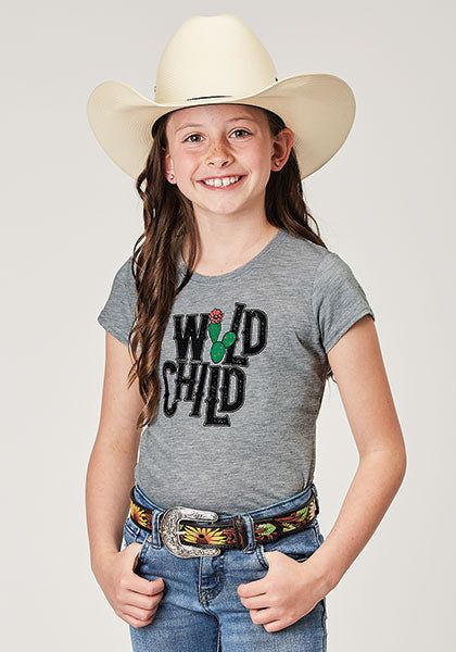 ROPER GIRLS WILD CHILD TEE sold by Bridle Path Tack Shop