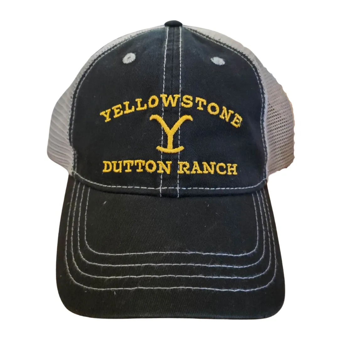 YELLOWSTONE BALL CAP - DUTTON RANCH BLACK sold by Bridle Path Tack Shop