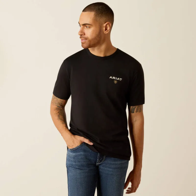 ARIAT MENS AMERICAN RANCHER TEE SHIRT sold by Bridle Path Tack Shop