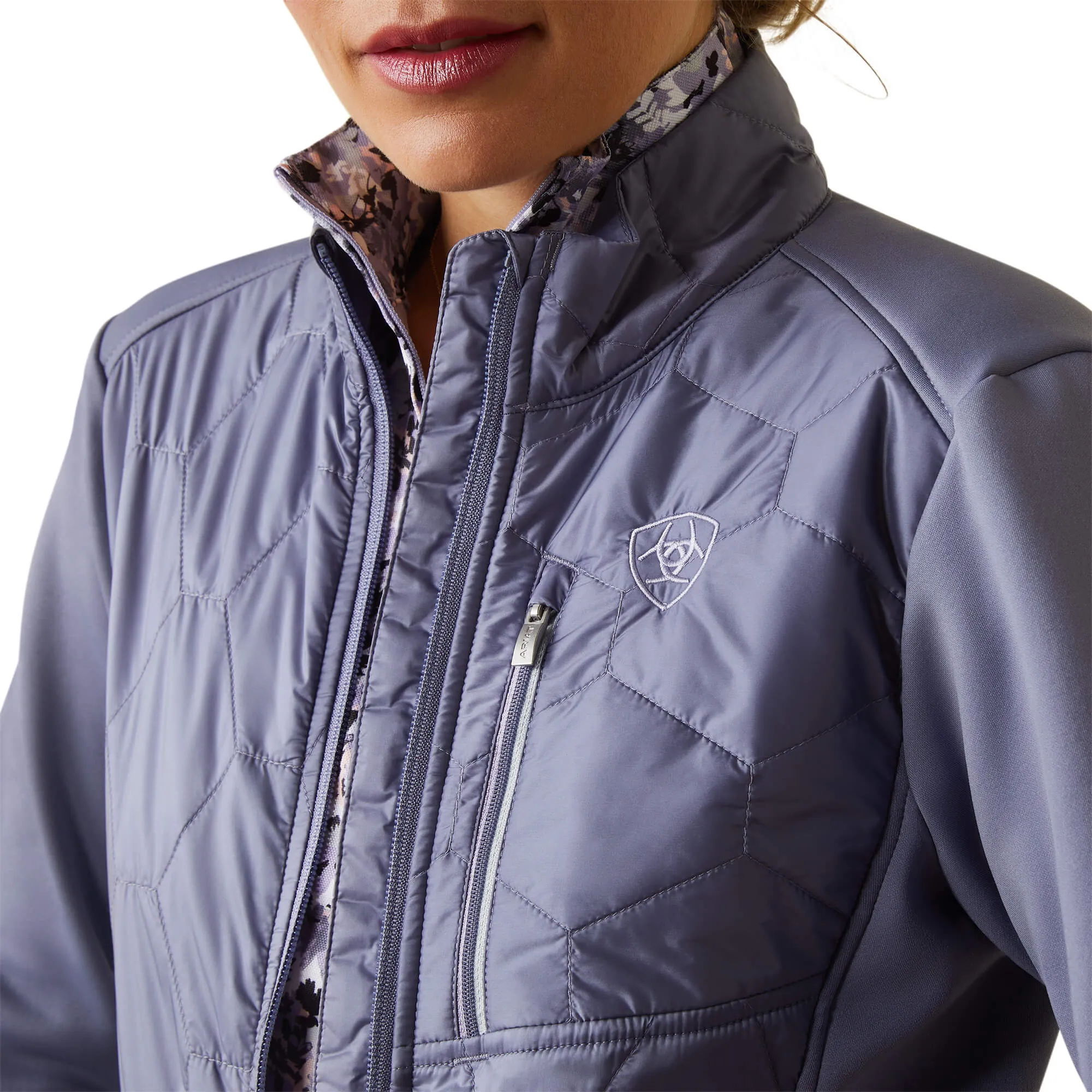 ARIAT WOMENS FUSION INSULATED JACKET - DUSKY GRANITE sold by Bridle Path Tack Shop product image thumbnail 2
