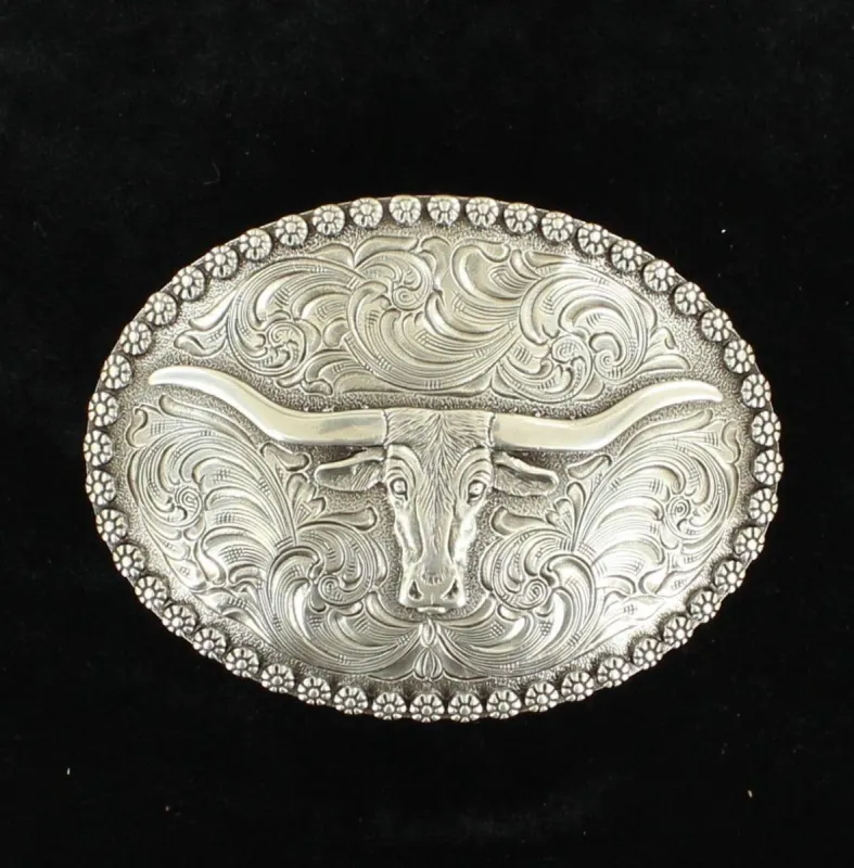 NOCONA LONG HORN BUCKLE sold by Bridle Path Tack Shop