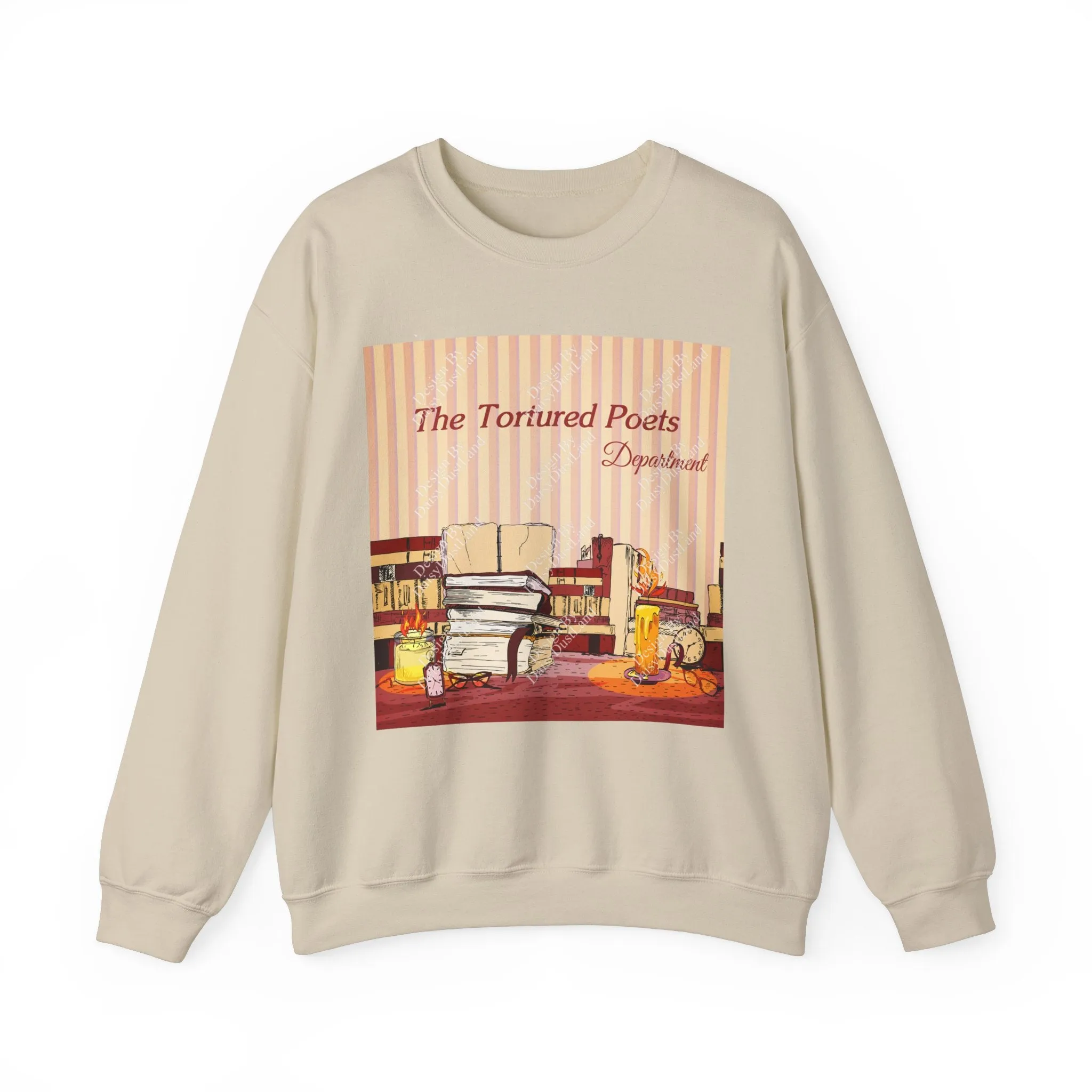The Tortured Poet's Vintage Desk Sweatshirt sold by DaisyDustLand product image thumbnail 4