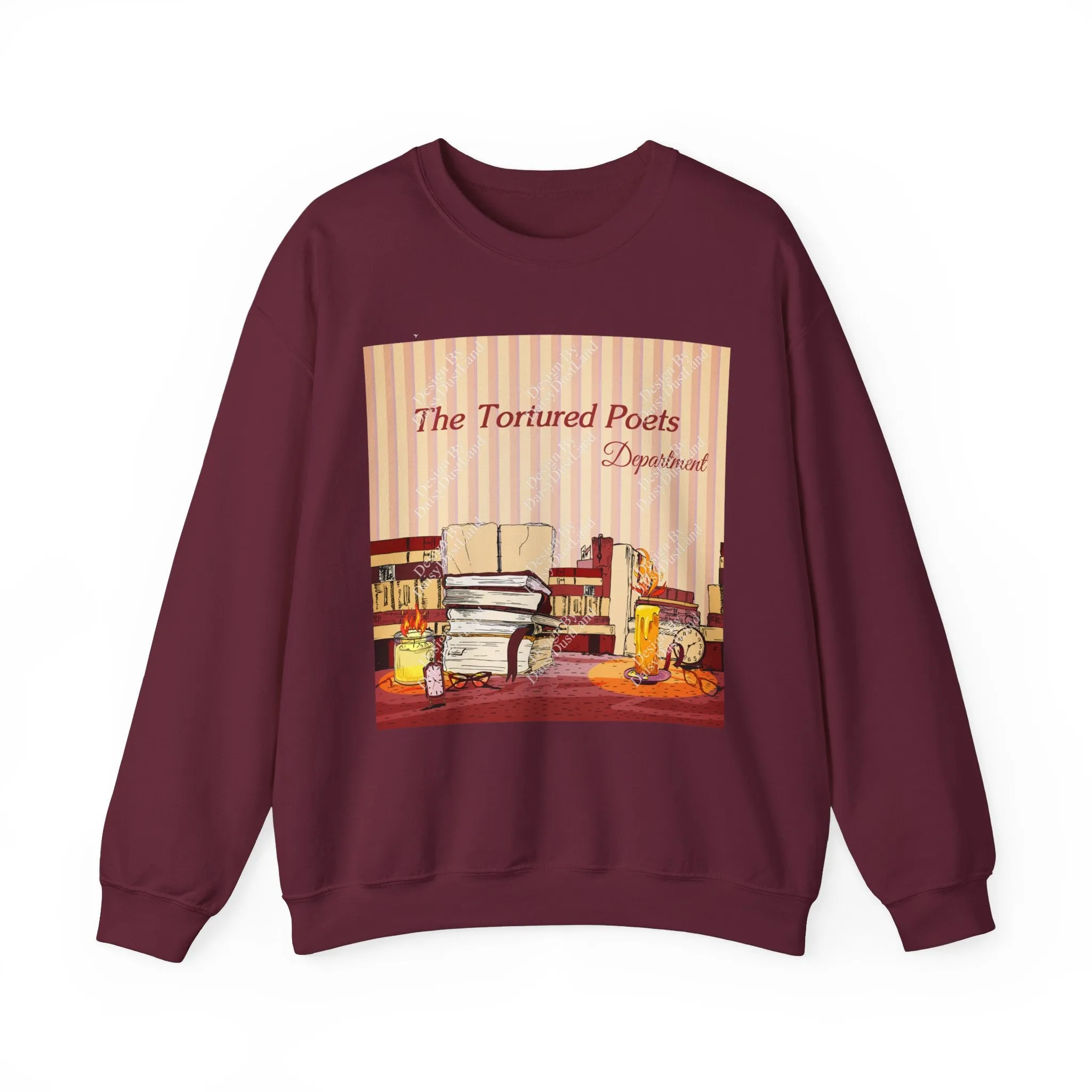 The Tortured Poet's Vintage Desk Sweatshirt sold by DaisyDustLand product image thumbnail 2