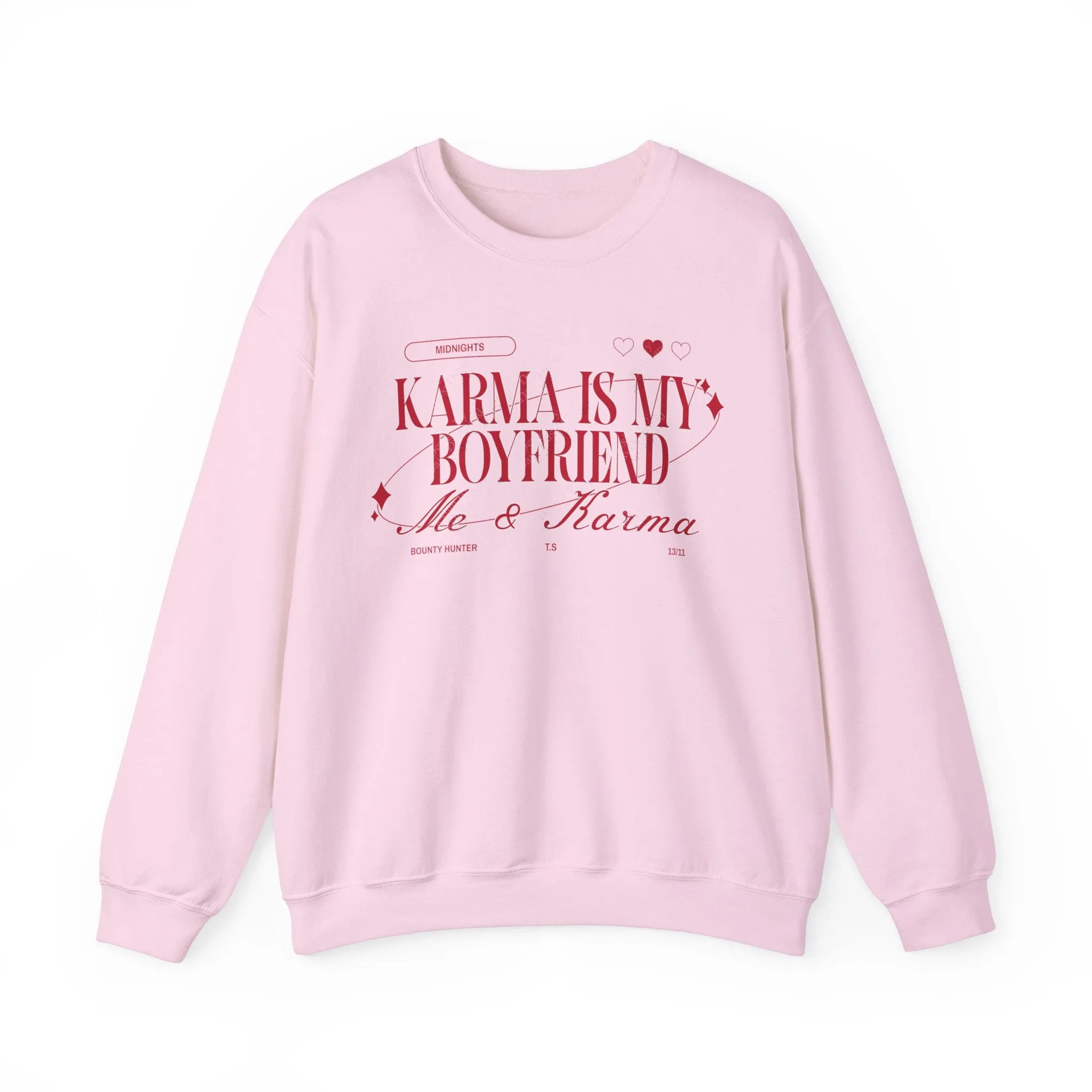 Karma Is My Boyfriend Valentine's Day Edition Crewneck sold by DaisyDustLand product image thumbnail 4