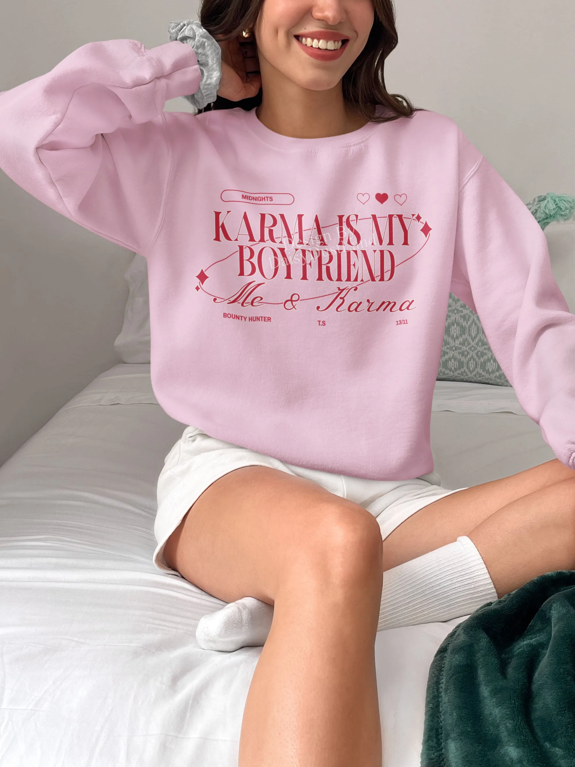 Karma Is My Boyfriend Valentine's Day Edition Crewneck sold by DaisyDustLand