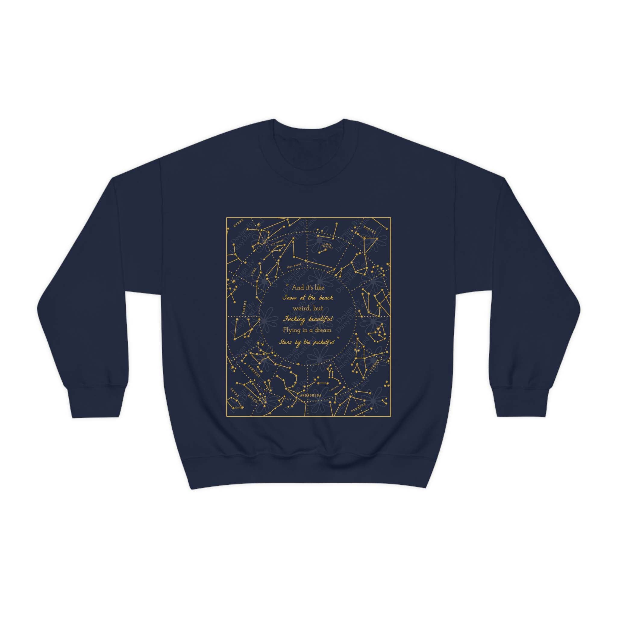 Stars By The Pocketful Celestial Crewneck sold by DaisyDustLand product image thumbnail 3