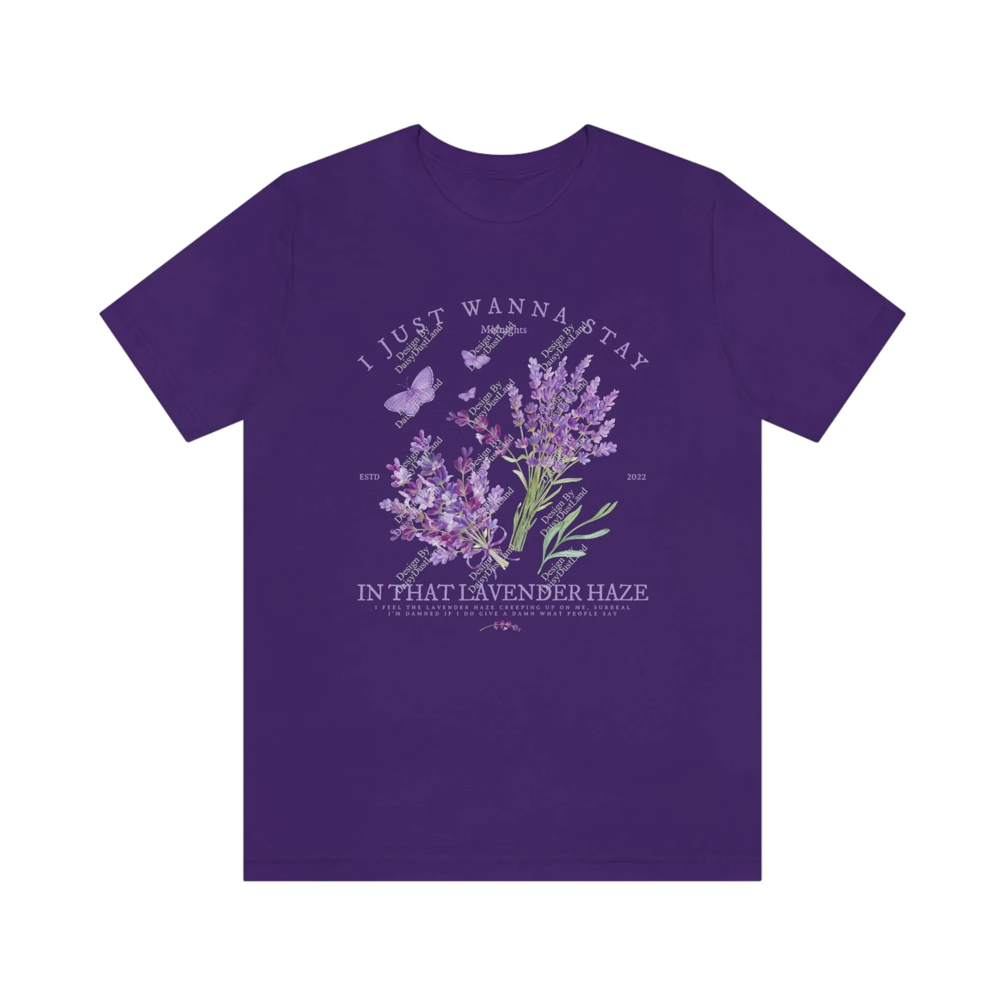 Lavender Haze Cottagecore Aesthetic T-Shirt sold by DaisyDustLand product image thumbnail 2