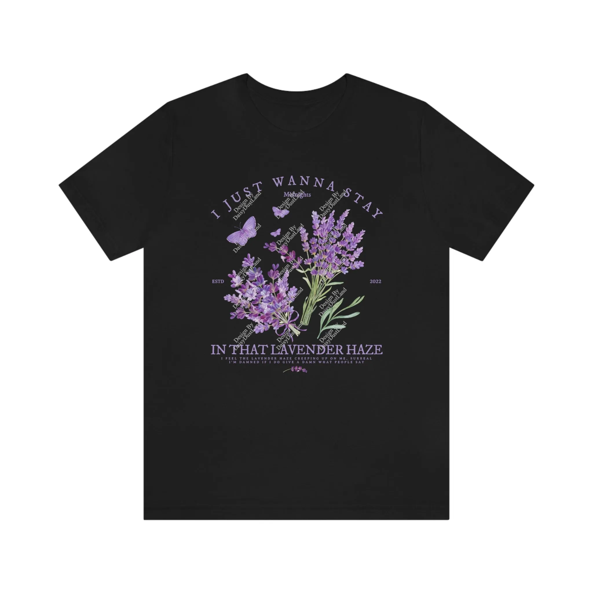 Lavender Haze Cottagecore Aesthetic T-Shirt sold by DaisyDustLand product image thumbnail 3