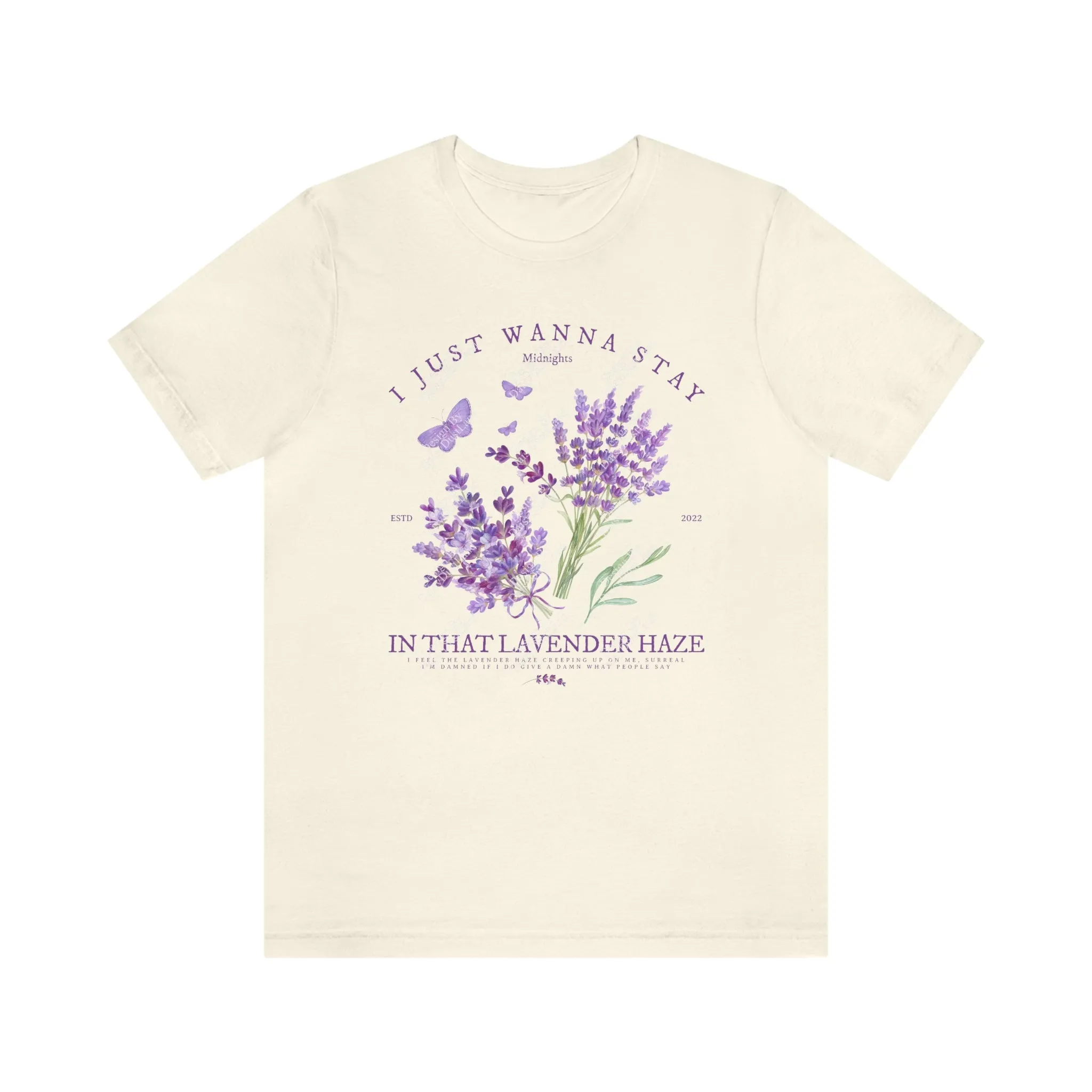 Lavender Haze Cottagecore Aesthetic T-Shirt sold by DaisyDustLand product image thumbnail 4