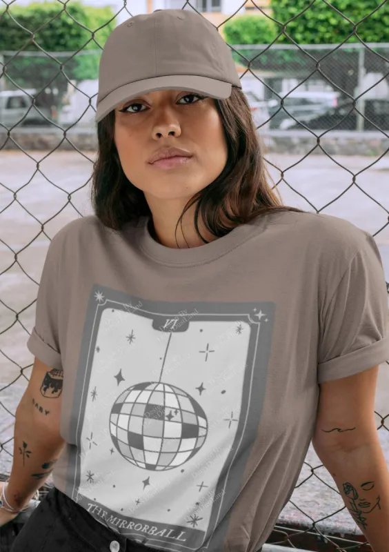 The Mirrorball Tarot Card Themed T-Shirt sold by DaisyDustLand