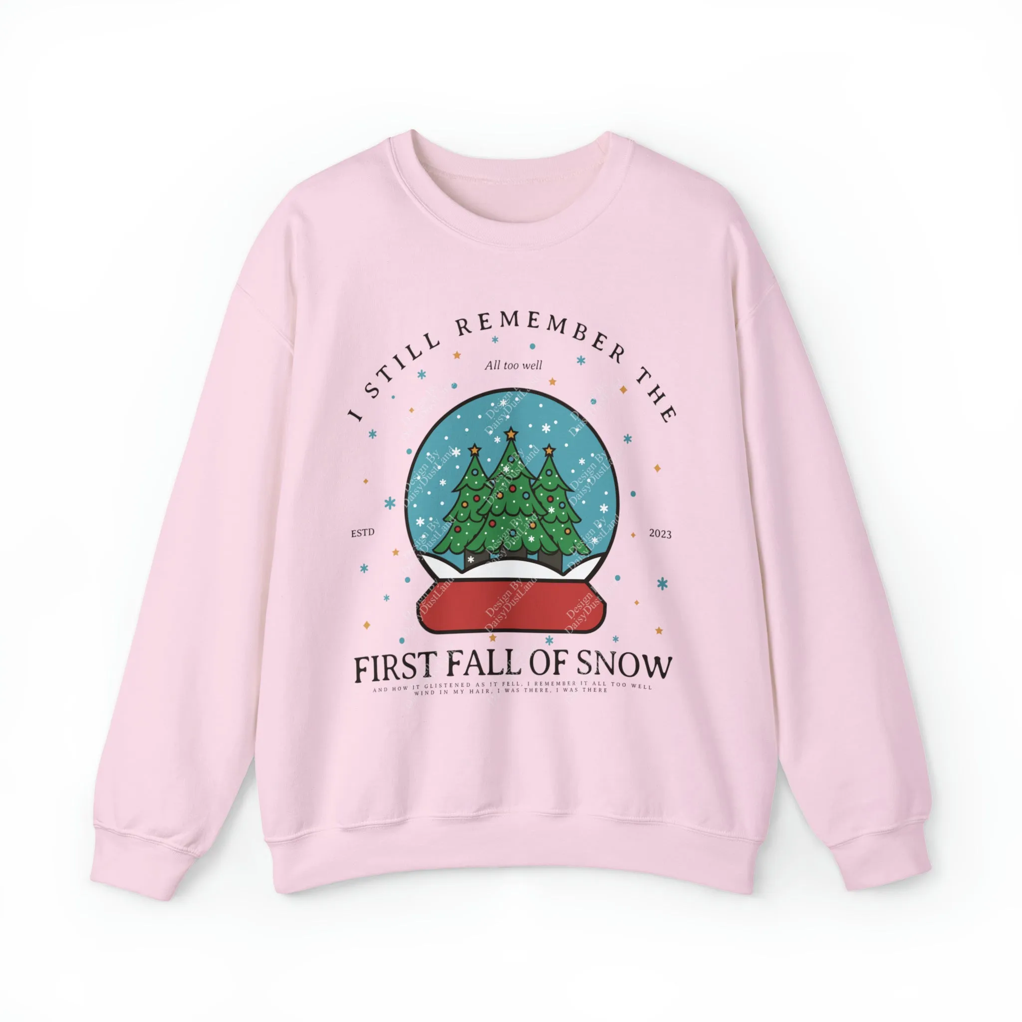 All Too Well The First Fall Of Snow Swiftmas Crewneck sold by DaisyDustLand product image thumbnail 2