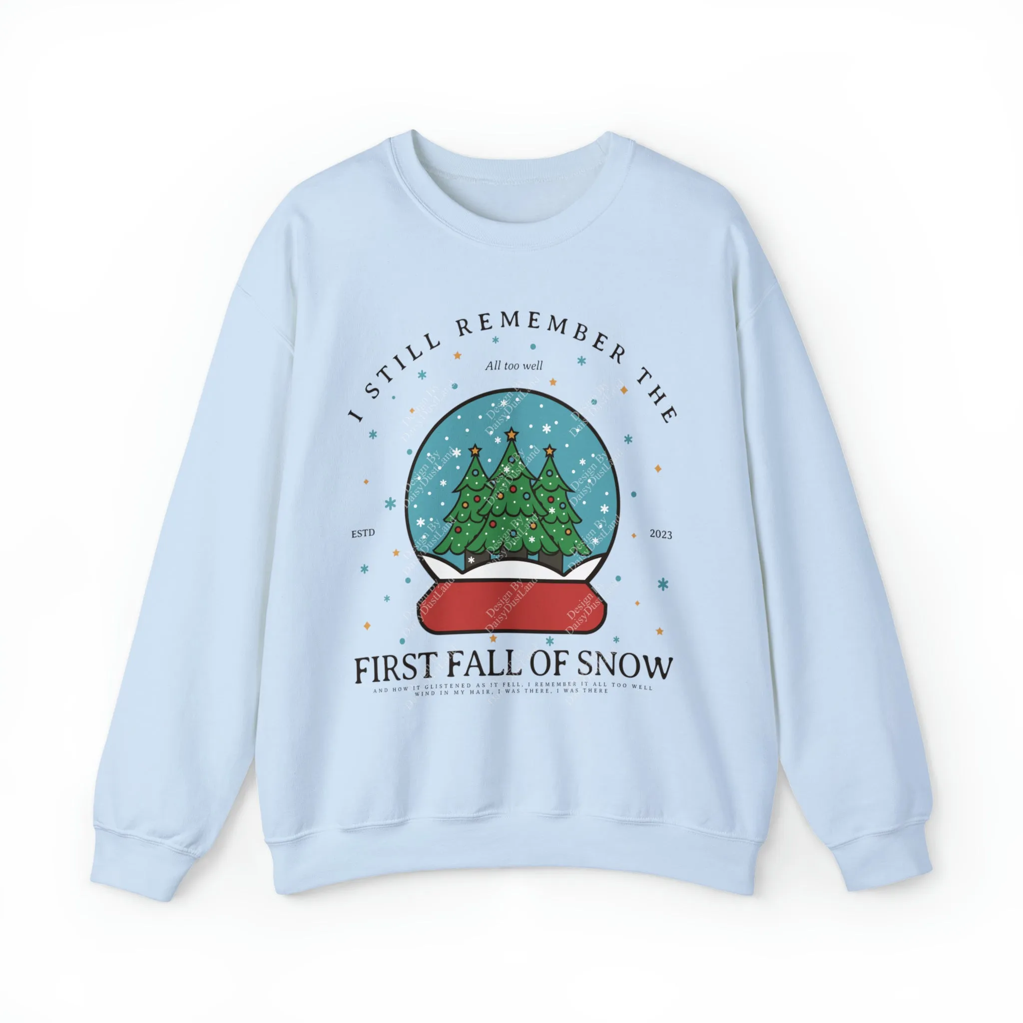All Too Well The First Fall Of Snow Swiftmas Crewneck sold by DaisyDustLand product image thumbnail 5