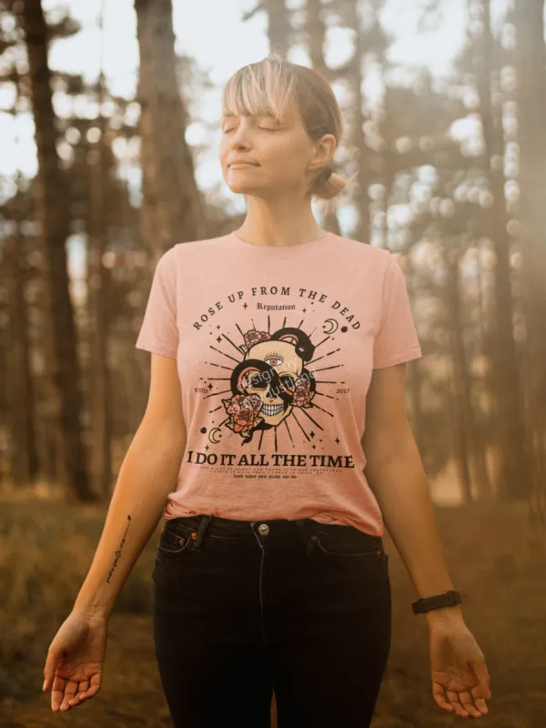 LWYMMD Skull And Roses Halloween Edition Tee sold by DaisyDustLand