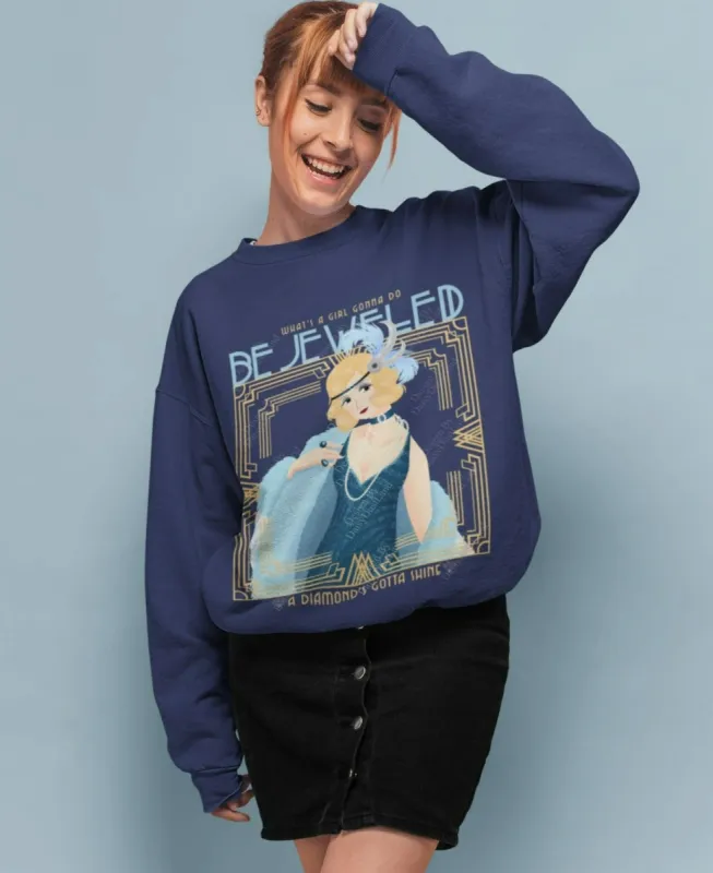 Bejeweled Blondie Vintage Graphic Sweatshirt sold by DaisyDustLand