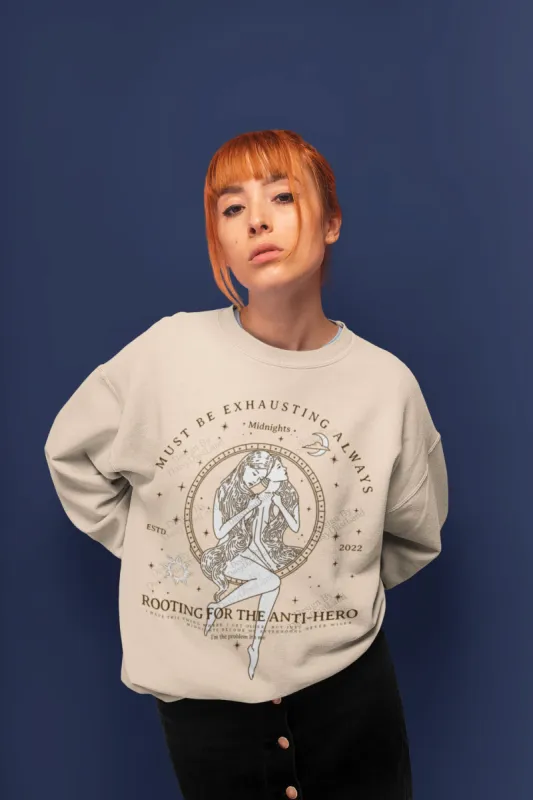 Anti-Hero Mythological Themed Crewneck sold by DaisyDustLand