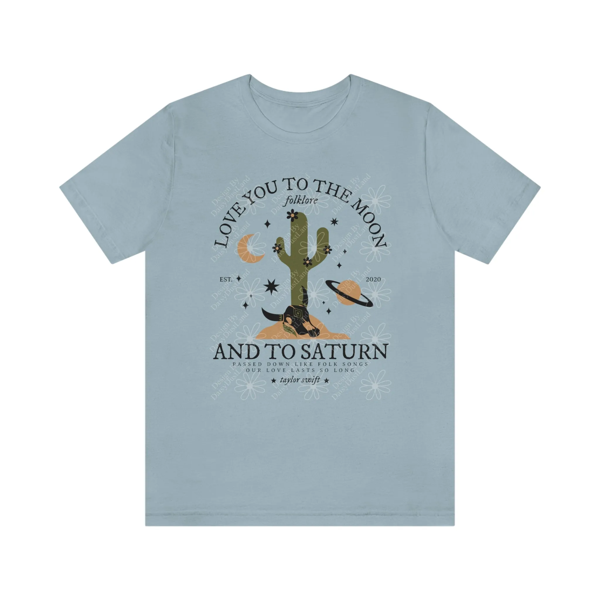 Love You To The Moon Desert Cactus Tee No:2 sold by DaisyDustLand product image thumbnail 2