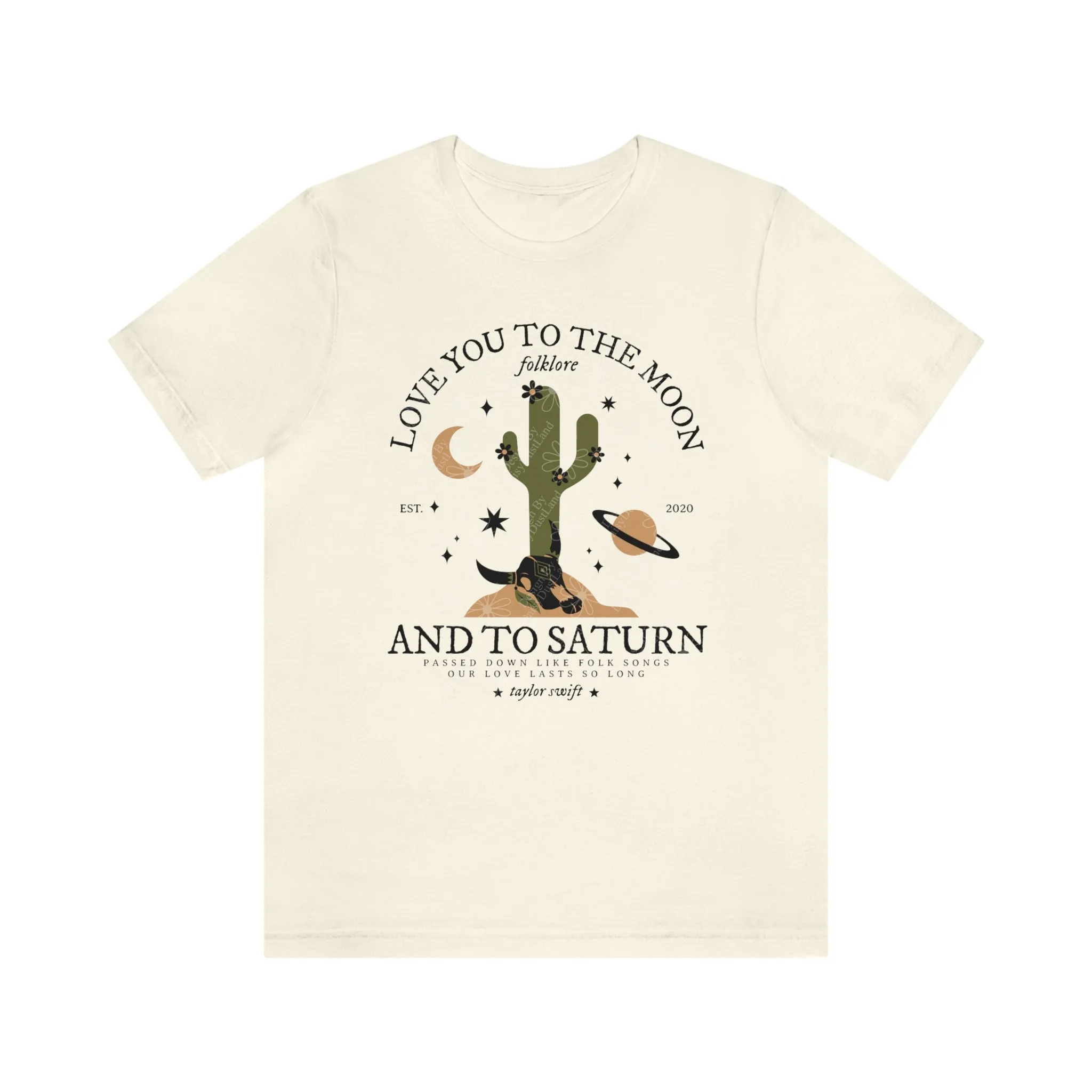 Love You To The Moon Desert Cactus Tee No:2 sold by DaisyDustLand product image thumbnail 4