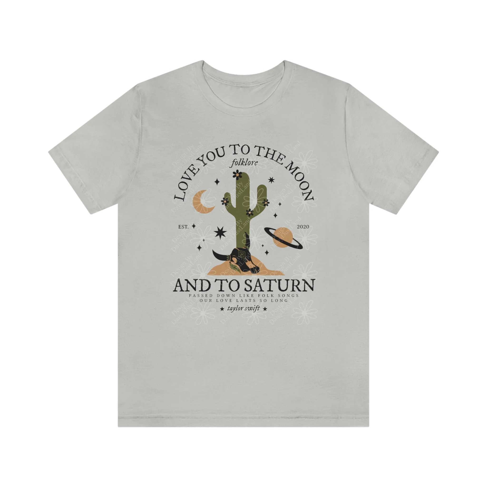 Love You To The Moon Desert Cactus Tee No:2 sold by DaisyDustLand product image thumbnail 3