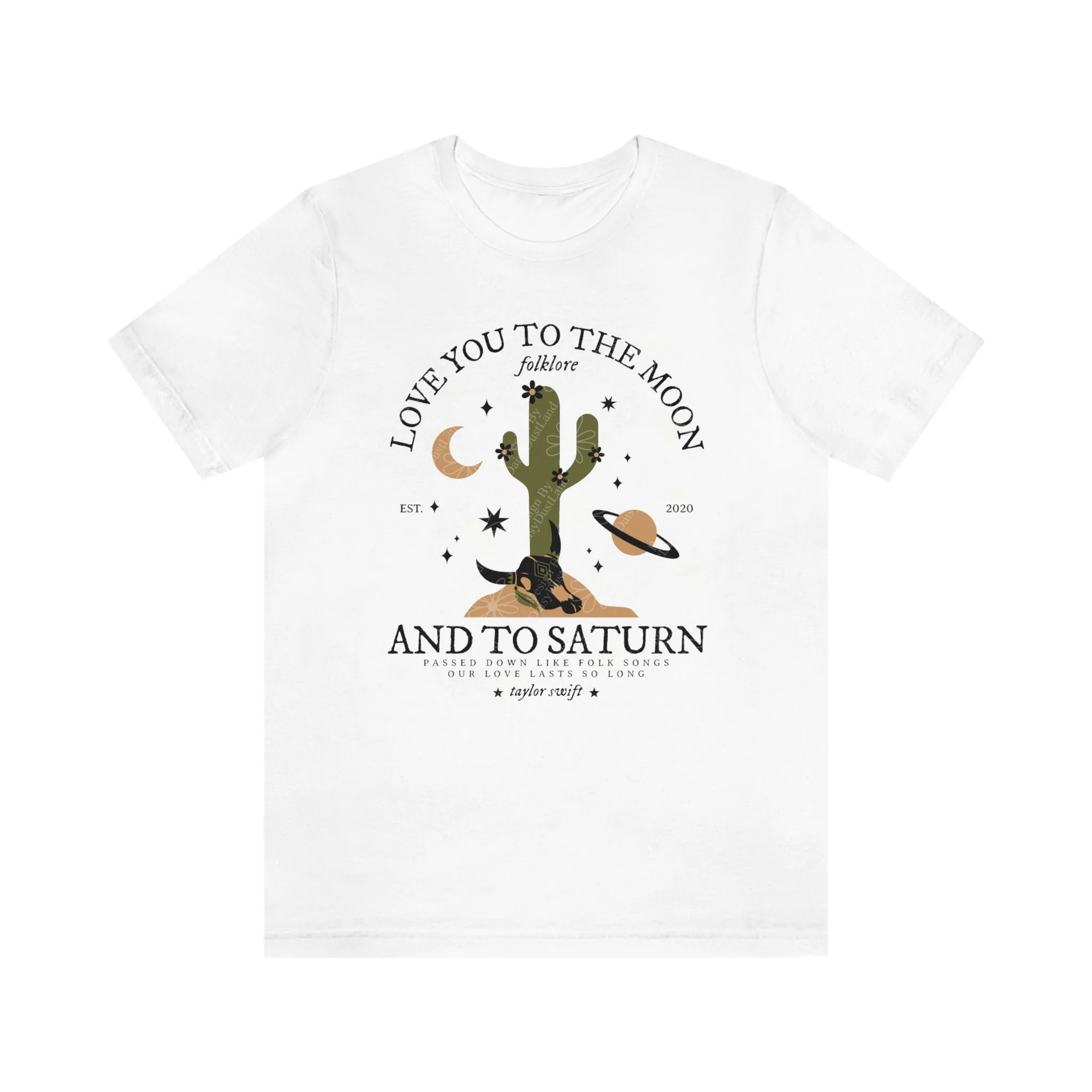 Love You To The Moon Desert Cactus Tee No:2 sold by DaisyDustLand product image thumbnail 5