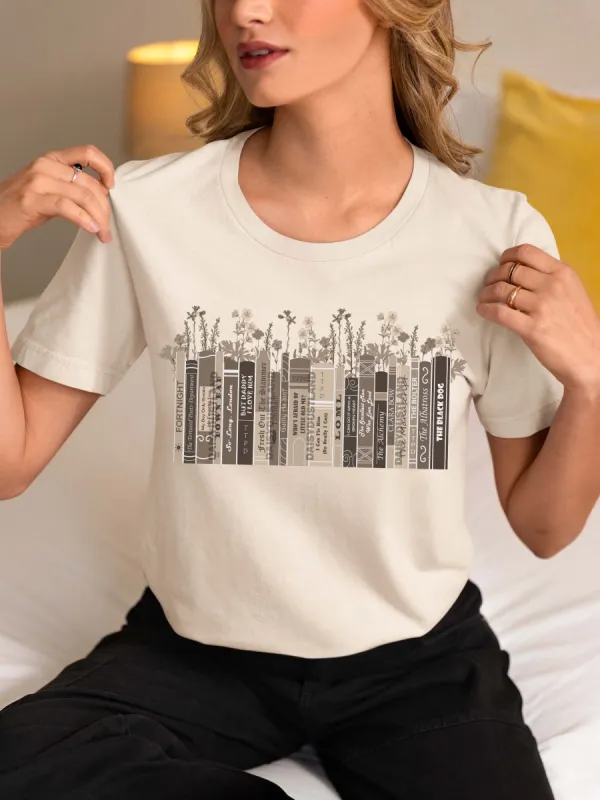 TTPD Album As Vintage Floral Book T-Shirt sold by DaisyDustLand