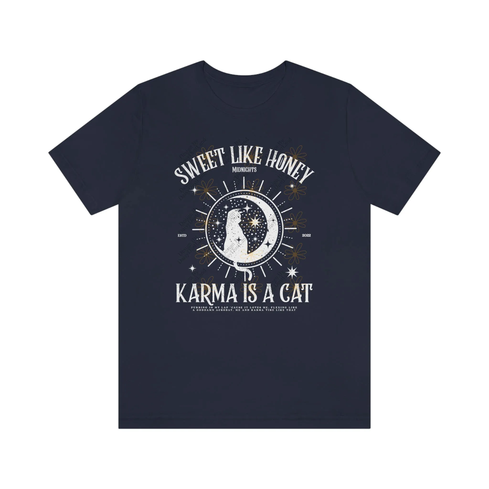 Karma Is a Cat Celestial Tee sold by DaisyDustLand product image thumbnail 5