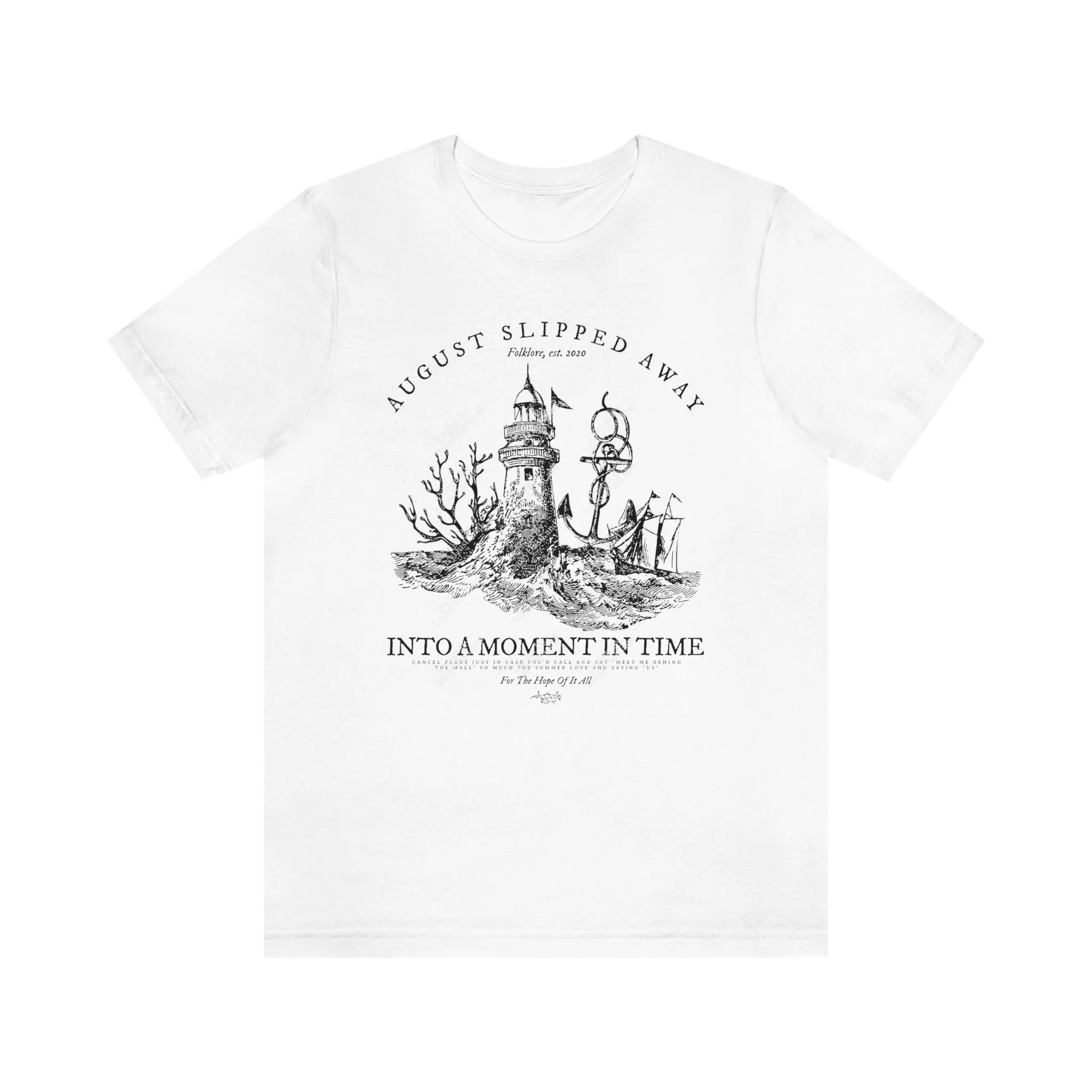August Slipped Away Nautical Lighthouse Tee sold by DaisyDustLand product image thumbnail 5