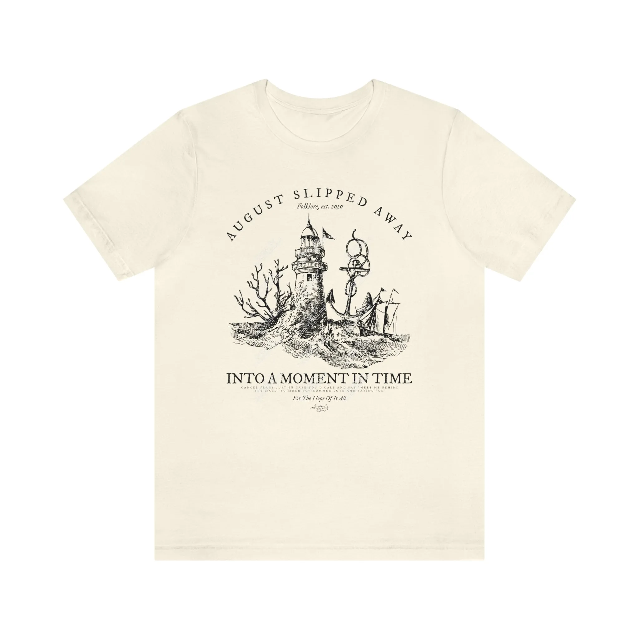 August Slipped Away Nautical Lighthouse Tee sold by DaisyDustLand product image thumbnail 4