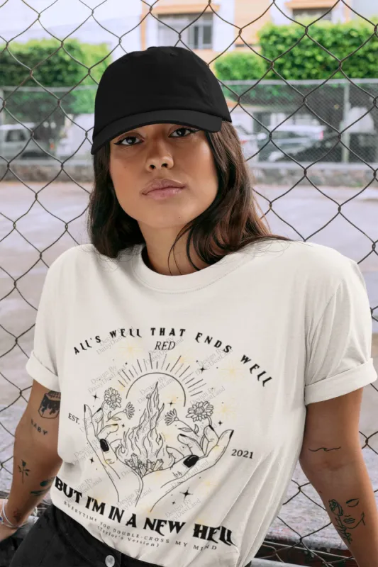 All Too Well Hands With Fire Graphic Tee sold by DaisyDustLand