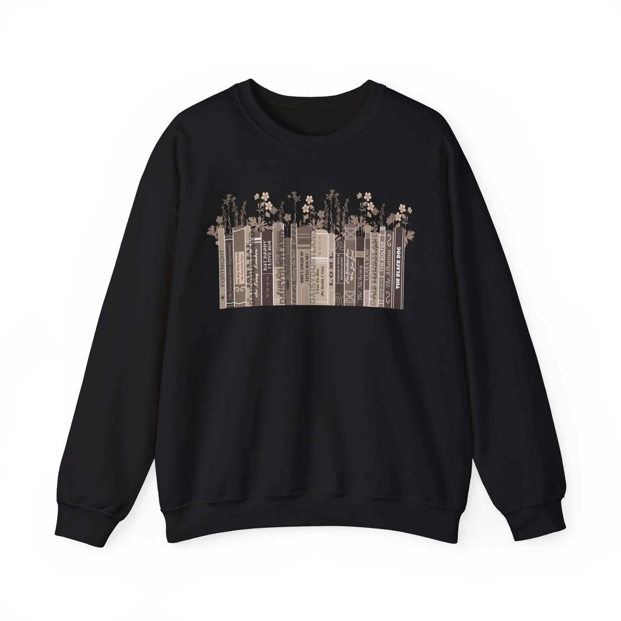 TTPD Album As Vintage Floral Book Sweatshirt sold by DaisyDustLand product image thumbnail 5