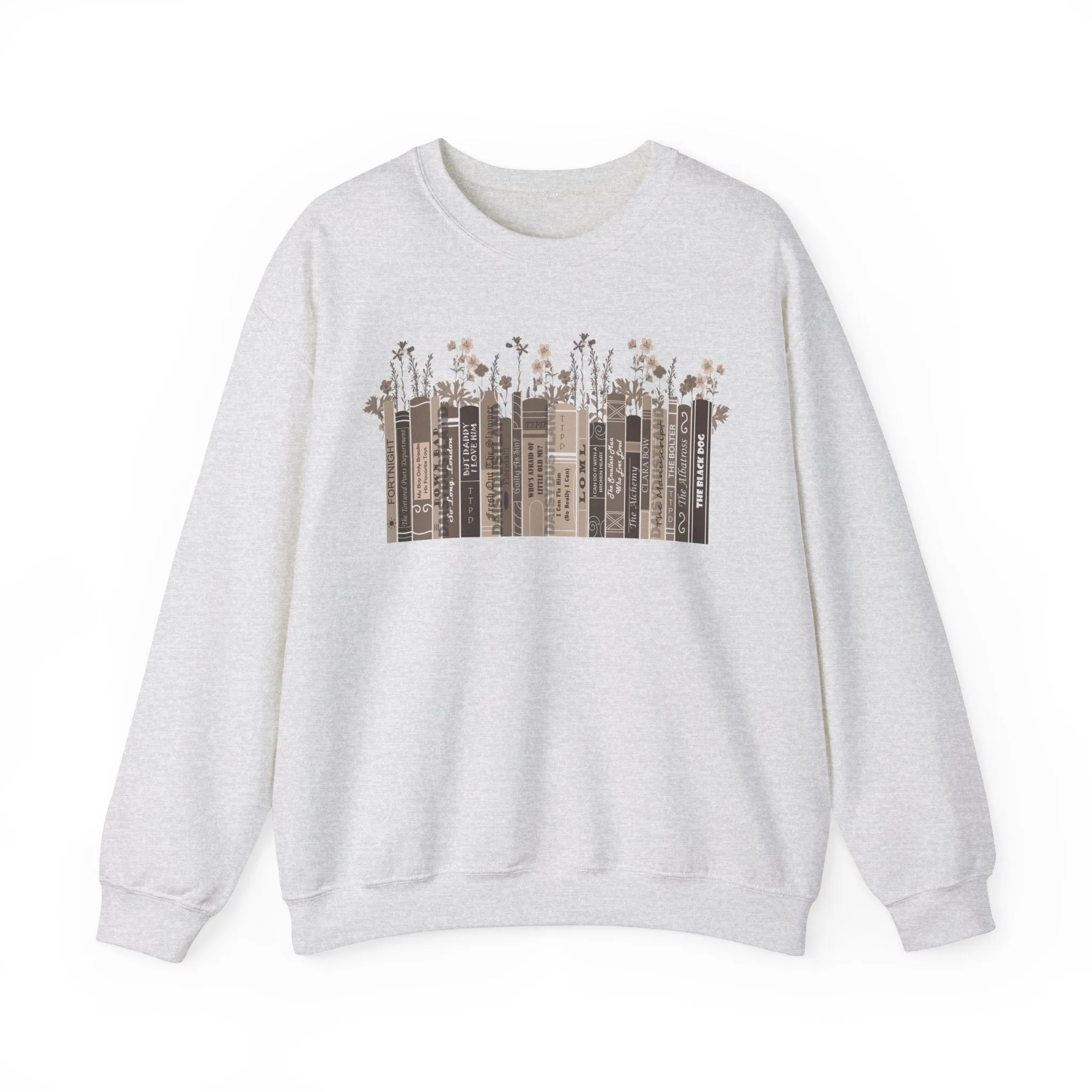 TTPD Album As Vintage Floral Book Sweatshirt sold by DaisyDustLand product image thumbnail 3