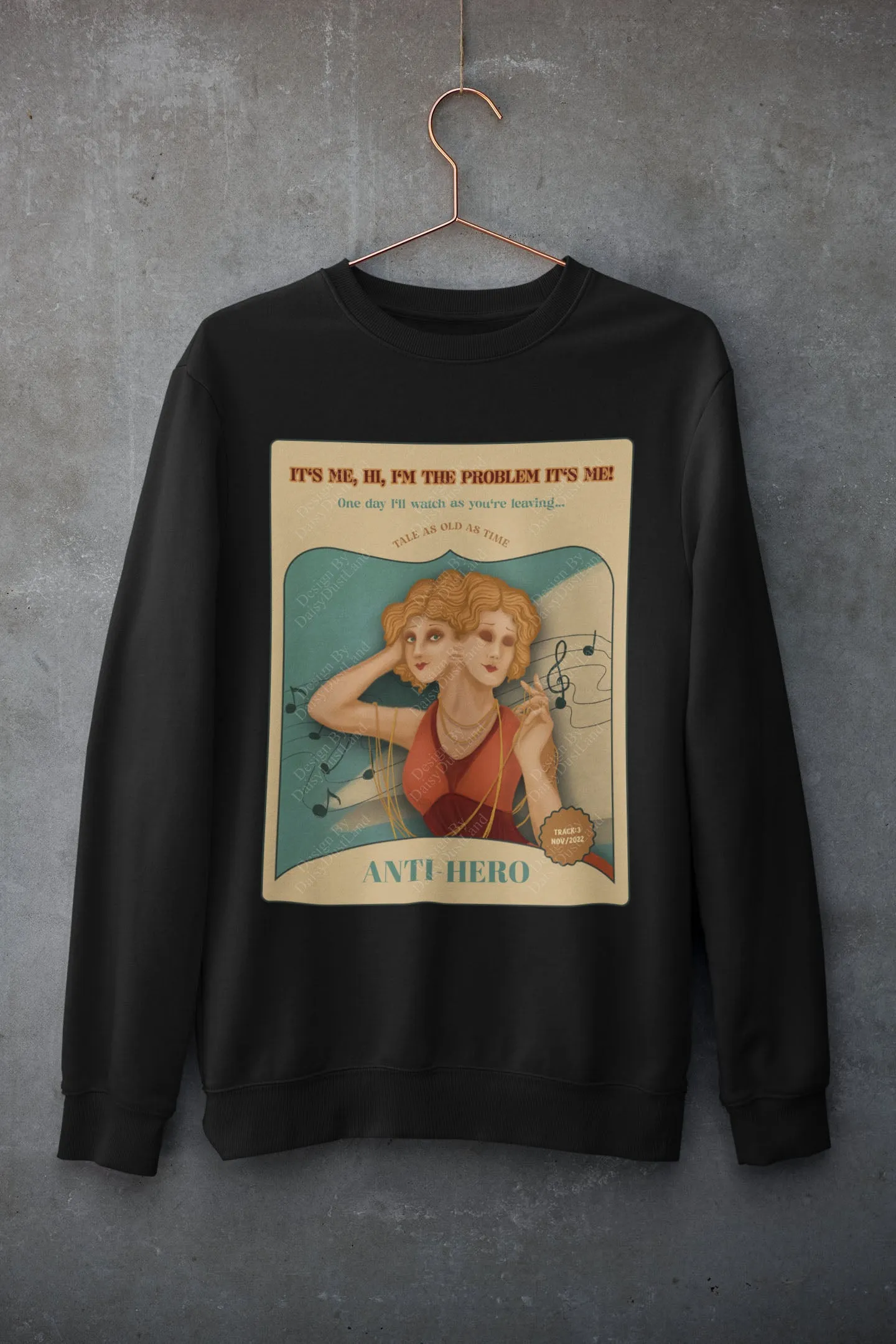Anti-Hero Vintage Magazine Cover Graphic Sweatshirt sold by DaisyDustLand product image thumbnail 3