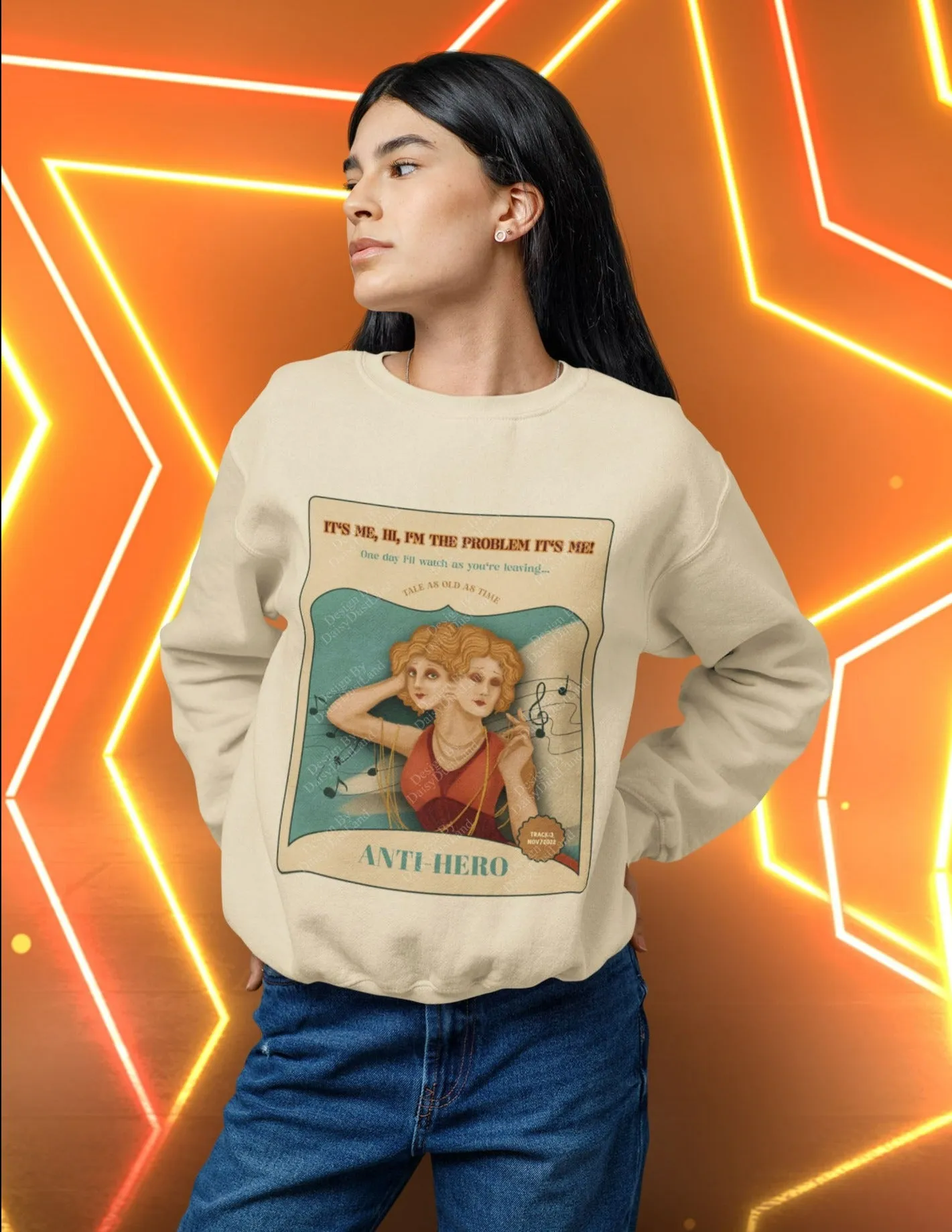 Anti-Hero Vintage Magazine Cover Graphic Sweatshirt sold by DaisyDustLand
