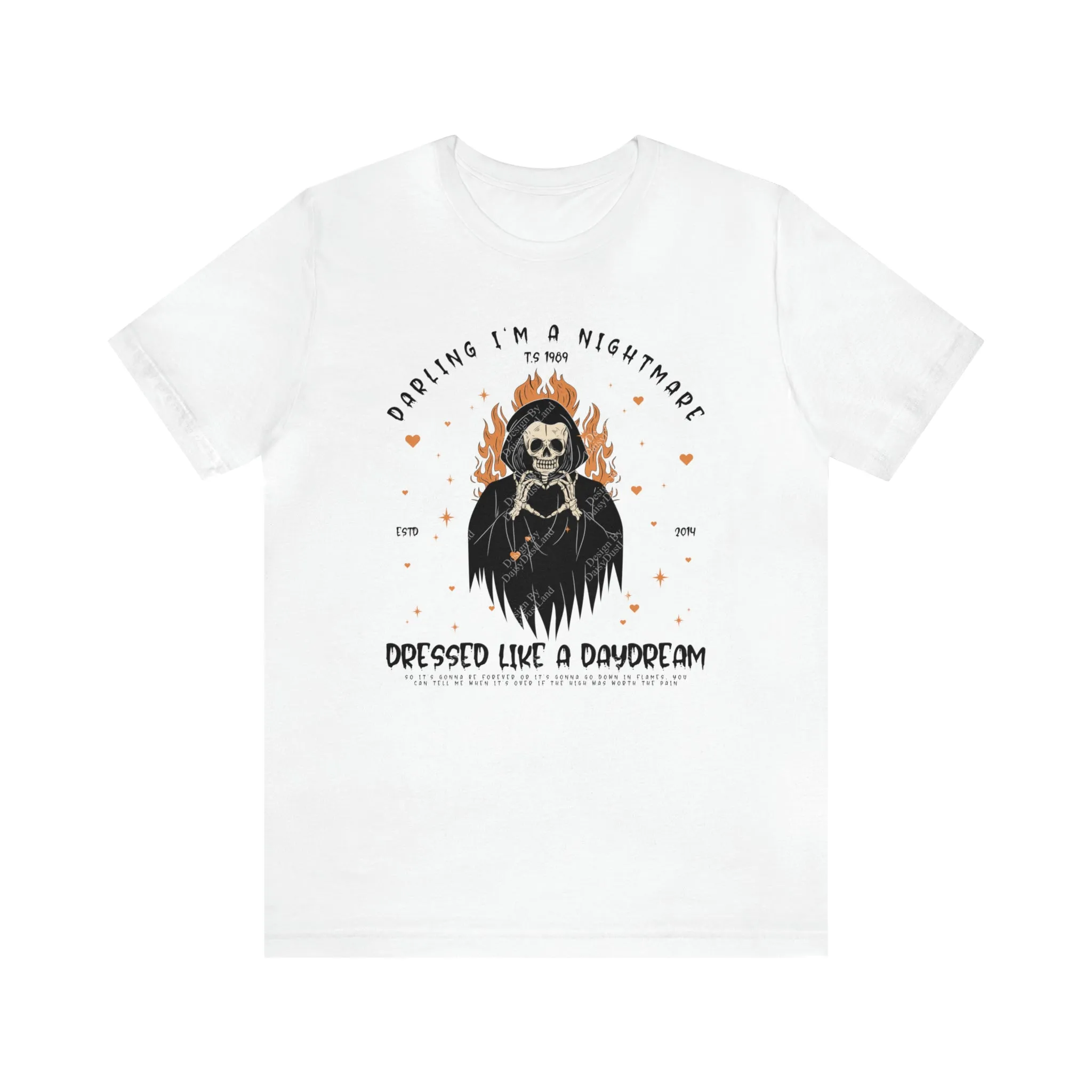 Darling I'm a Nightmare Dressed Like a Daydream Halloween Edition Tee sold by DaisyDustLand product image thumbnail 2