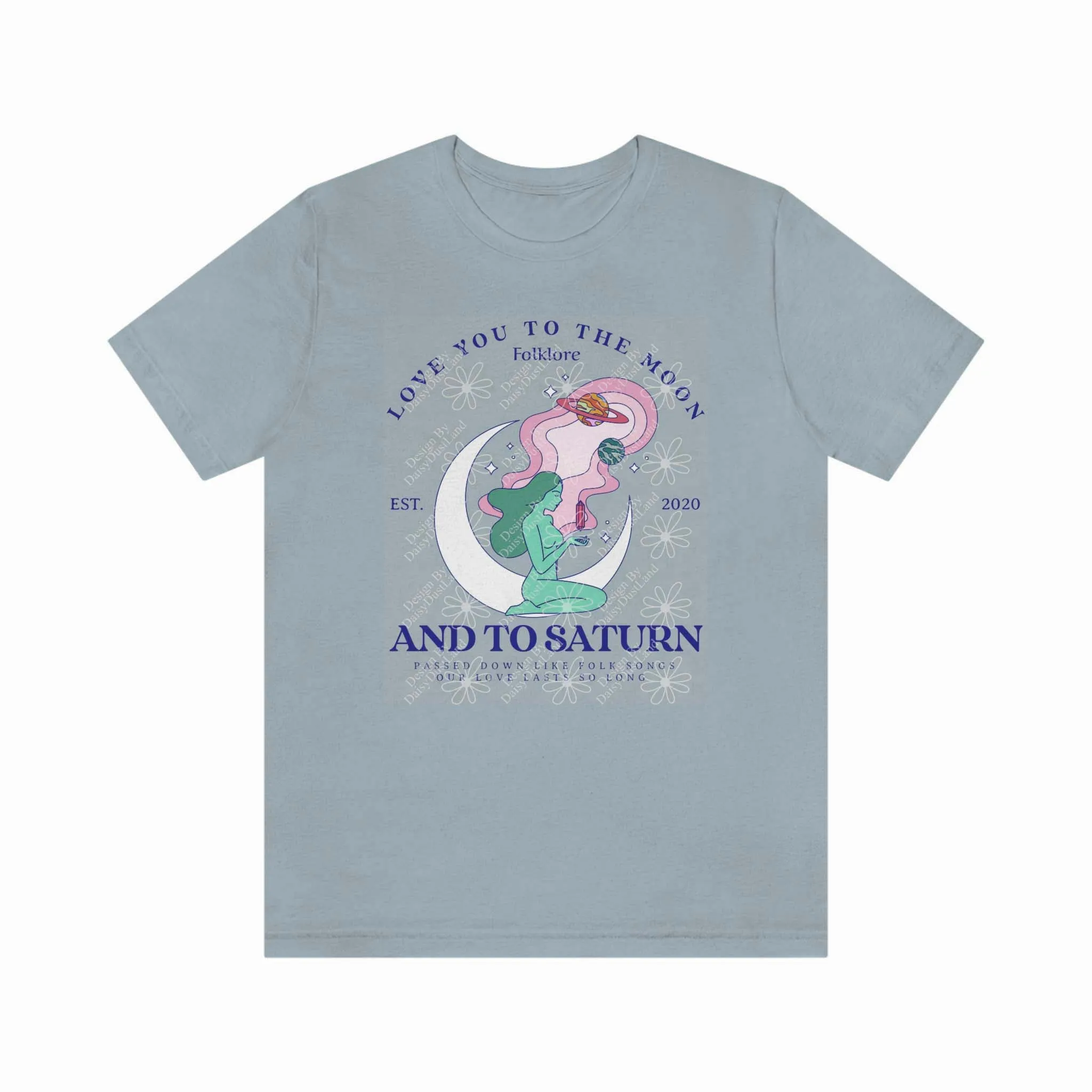Love You To The Moon Celestial Woman Tee No:1 sold by DaisyDustLand product image thumbnail 5
