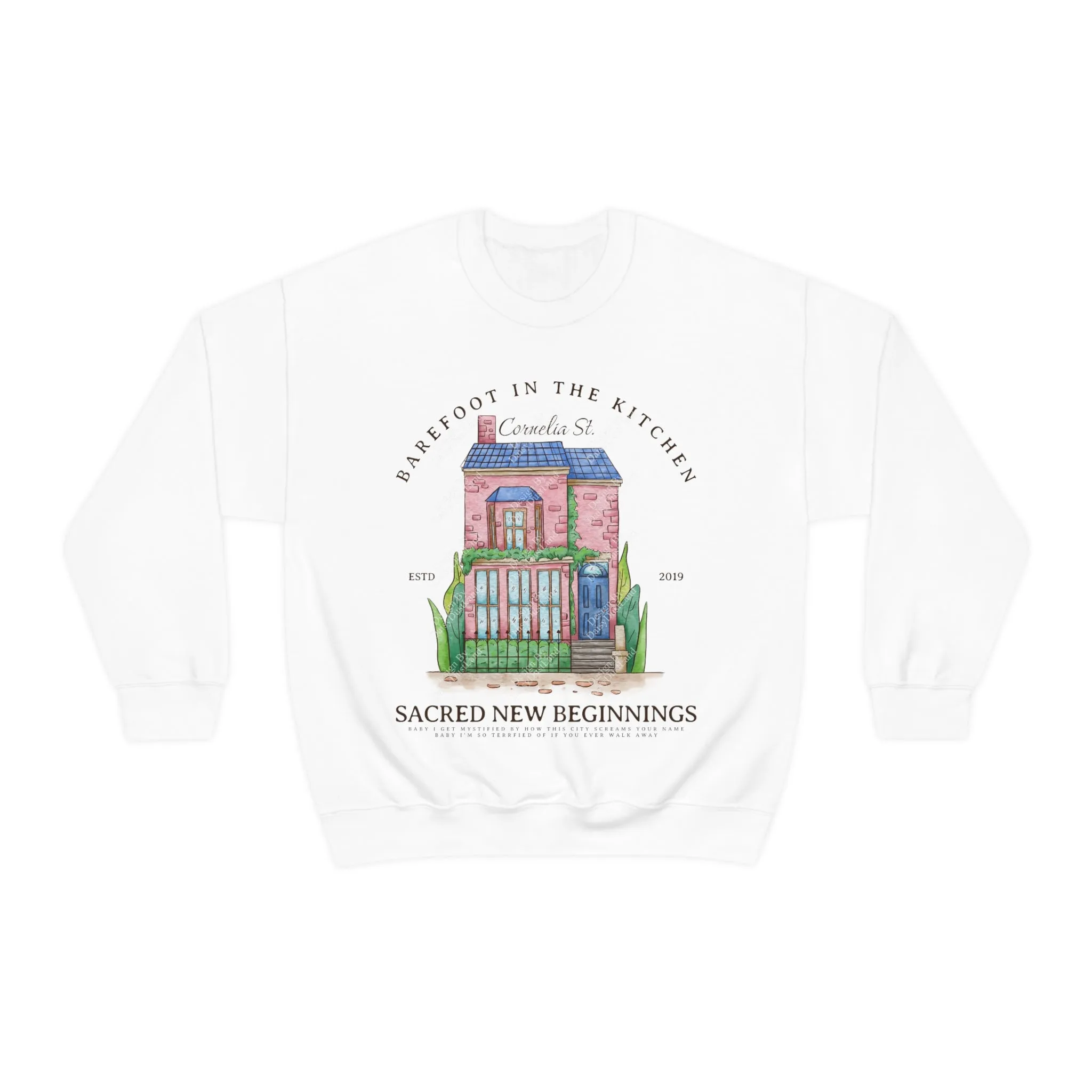 Cornelia Street House Themed Sweatshirt sold by DaisyDustLand product image thumbnail 5