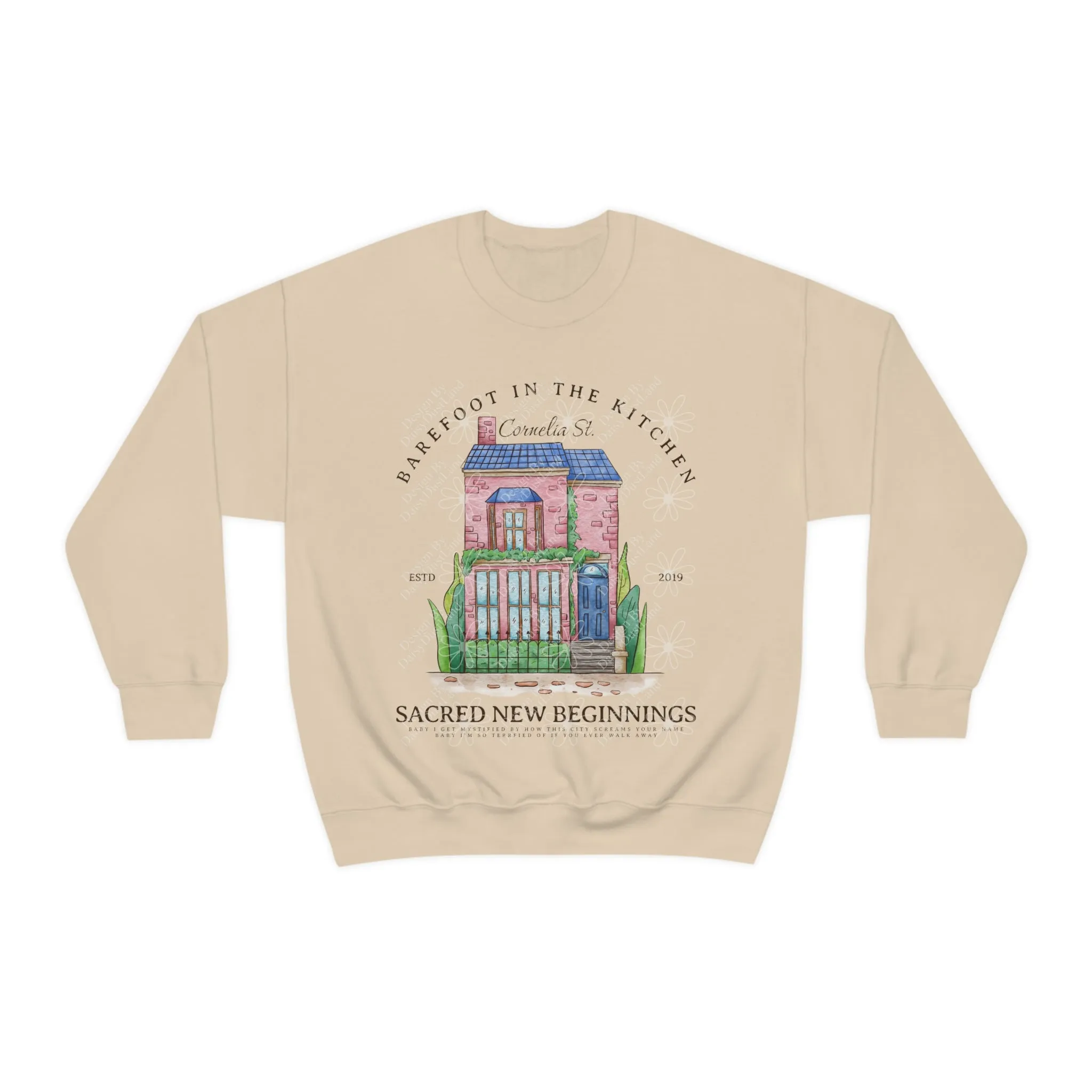 Cornelia Street House Themed Sweatshirt sold by DaisyDustLand product image thumbnail 2