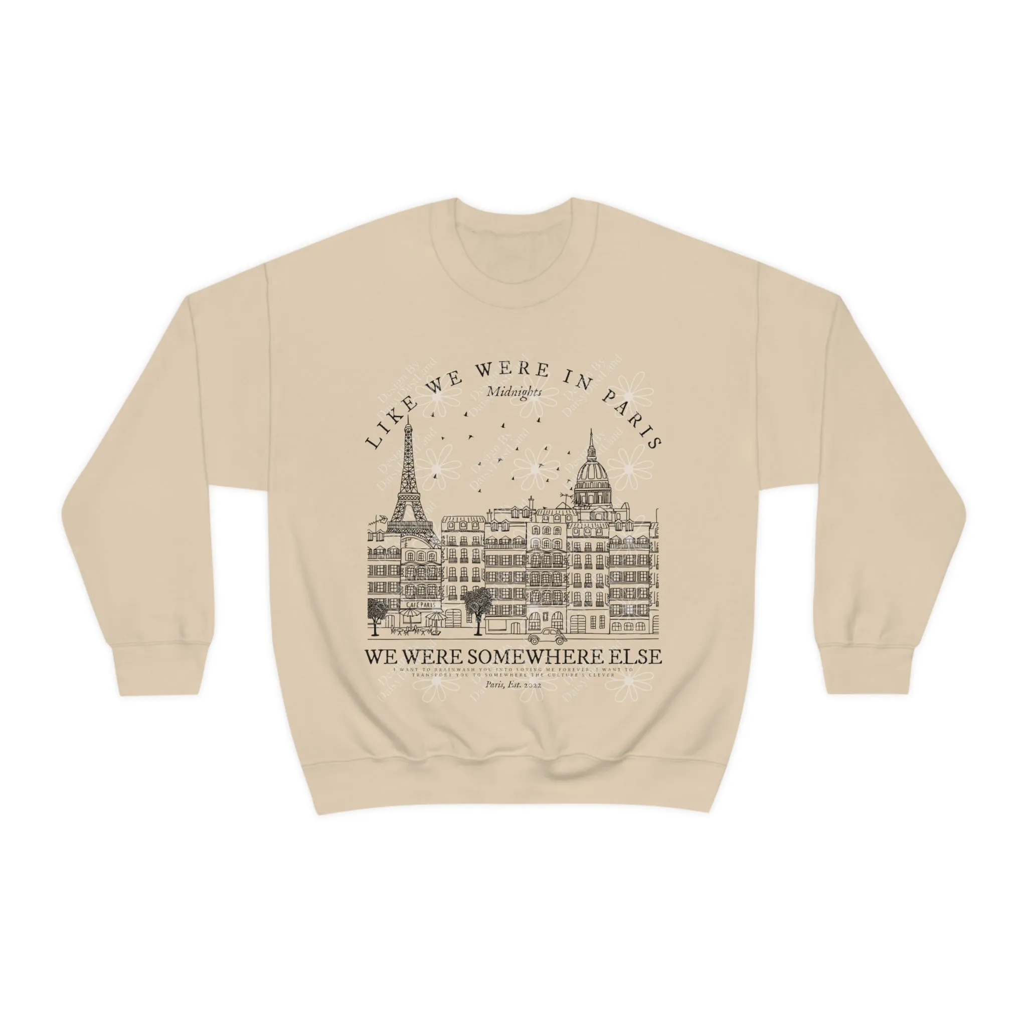 Like We Were In Paris Inspired Crewneck sold by DaisyDustLand product image thumbnail 4
